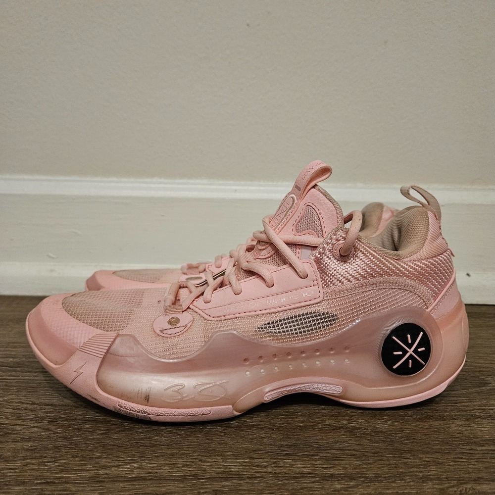 Li-Ning Way of Wade 10 Low Cherry Blossom Pink Basketball Shoes Men's Size 9